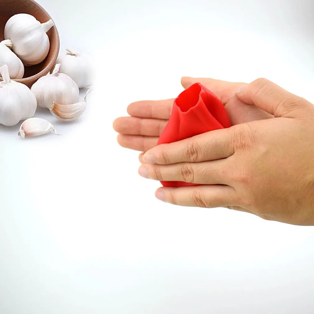 Silicone Garlic Peeler Garlic Presses Peeling Gadgets Hand Rubbing Garlic Stripping Tool Kitchen Vegetable Fruits Accessories