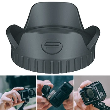 

Useful Screw Mount Flower Shape Lens Hood Portable Cover Cap Camera Accessories Sunshade Silicone Reversible For OSMO ACTION
