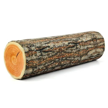 

Creative Simulation Stump Wood Pillow Family Bar Decoration Car Personality Pillow Cushion Nap Pillow