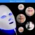 7 Цветов Led Маска Фотон Электрическая Светодиодная Маска Для Лица LED Омоложение Кожи Против Морщин Акне Фотонная Терапия Домашний Салон Красоты Инструмент
