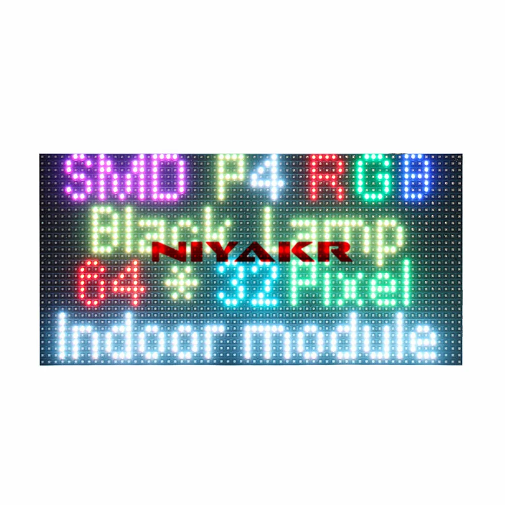Spedizione Gratuita P4 Indoor Full Color Led Panel 64X32 Pixel Led Matrix Module 256X128Mm