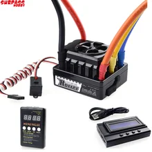 Rocket – contrôleur de vitesse sans balais, avec carte de programme pour voiture RC 1/8 1/10 1/12 1/20, 45A 60A 80A 120A 150A ESC
