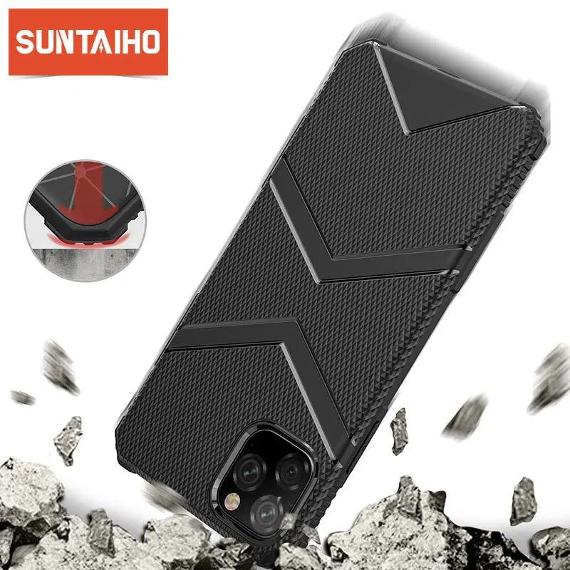 Heat Dissipation Phone Case For iPhone 11 Pro 2019 11(6.1) Anti-fall Shockproof soft Cover 11Pro Max | Мобильные телефоны и