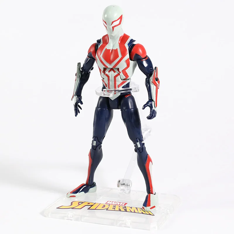 Marvel Человек-паук Питер Паркер Miles Morales Gwen Stacy человек паук 2099 ПВХ фигурка Коллекционная модель игрушки