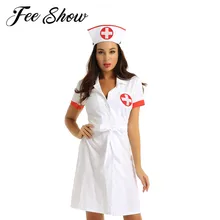 Женское платье для взрослых, форма для доктора медсестры, Женский костюм для медсестры в лаборатории, медицинская служба, больница, костюм для кормления, воротник с лацканами, на пуговицах, костюм, наряды