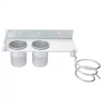 

1Pc Home Bathroom Wall Mounted Hair Dryer Holder Organizer Stand Storage Hanging Rack Comb Rack