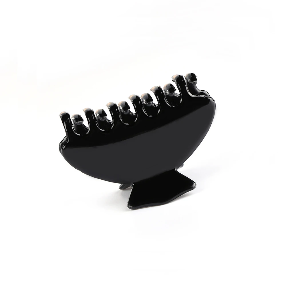 6.5cm Black 1 шт. корейский стиль женские Дамские Волосы Коготь Акриловые зажимы для волос заколка Краб зажим волосы украшения булавки аксессуары для волос Capelli - Цвет: 6.5cm Black