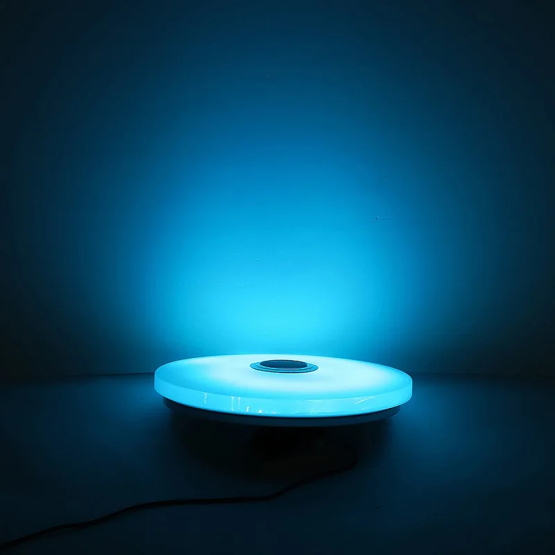 Современный светодиодный светильник со звездами RGB bluetooth музыка потолочный светильник, Диммируемый 48 Вт приложение управление свет для гостиной спальни AC180-240V