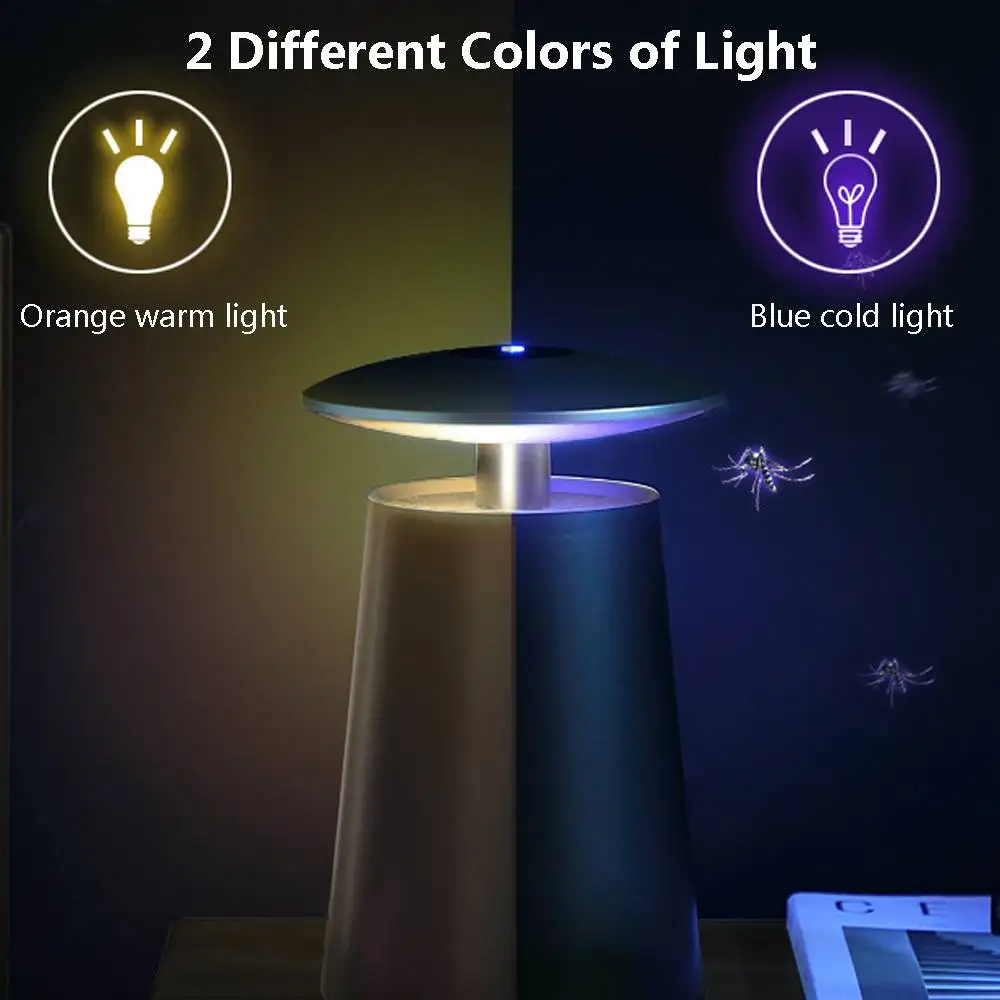 AUGIENB USB светильник s Mosquito Killer лампы Smart Touch светодиодный Электрический УФ-светильник отпугиватель насекомых против комаров
