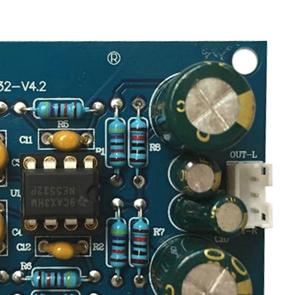 3 Pieces Stereo HiFi Digital Subwoofer Bass Pre-amp Amp Audio Preamplifier Board, DC Single Power Supply 12V-35V