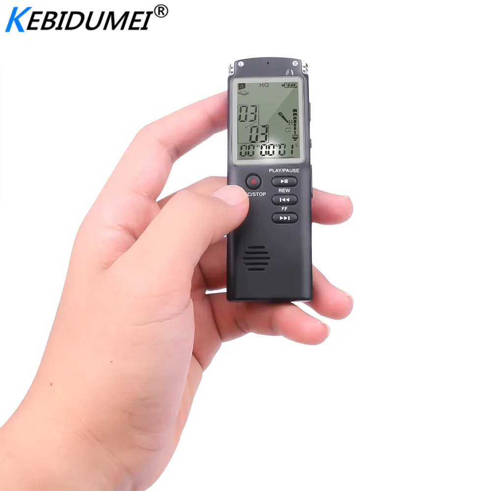 Цифровой диктофон Kebidumei 8 ГБ USB Встроенный микрофон MP3 плеер длинный режим