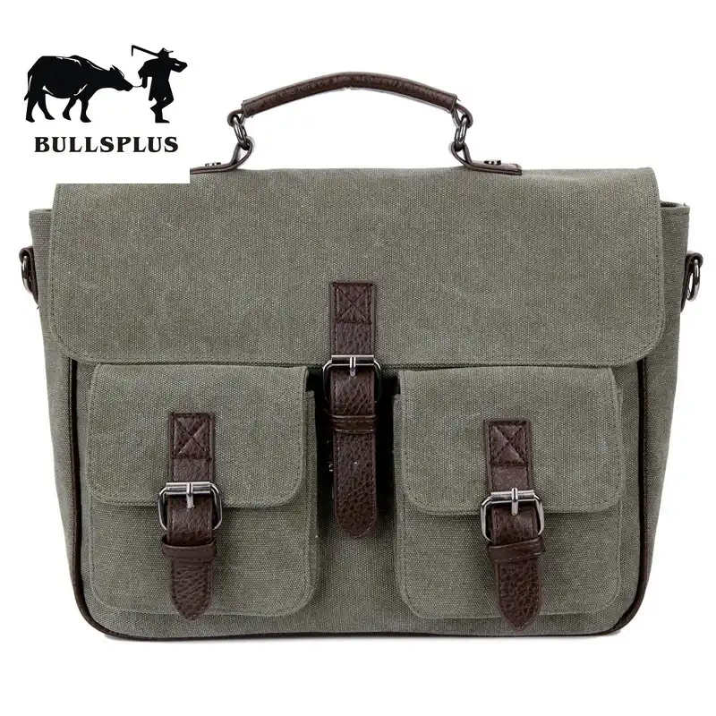 held canvas backpack