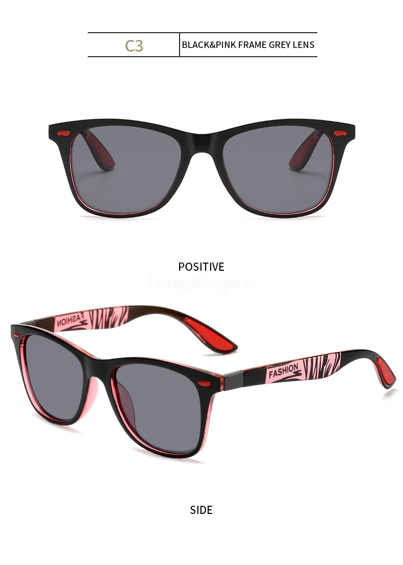Longkeader, поляризационные летние солнцезащитные очки, мужские, с покрытием, линзы, квадратные, солнцезащитные очки для женщин, фирменный дизайн, зеркальные, Oculos De Sol, UV400