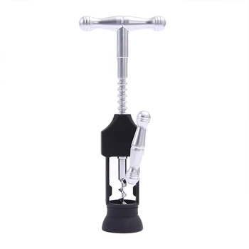 

Wine Bottle Opener Multifunctional Stainless Steel wine corkscrew Air Pressure Vacuum Stopper Beer Lid Opener 19 x 6 cm