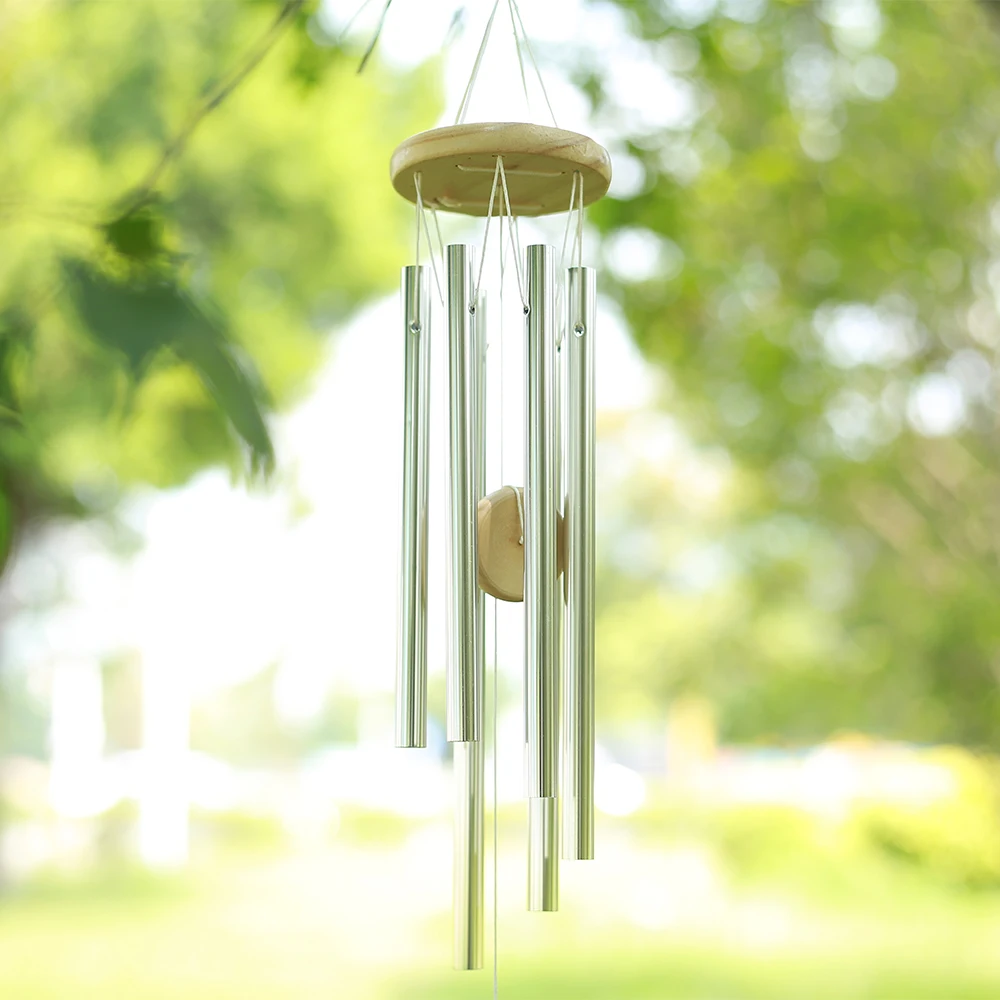 2020 Antique Deep Resonant 6 Tube Wind Chimes Wall Hanging Wind Bell