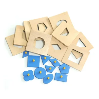 

Children Wooden Toys Montessori Materials Learn To Geometric Matching Digital Shape Match Early Education Teaching Math Toys