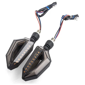 

Universal Motorcycle 12 LED Turn Signal Lights Blinker Front Rear Lights Indicator for Yamaha Suzuki