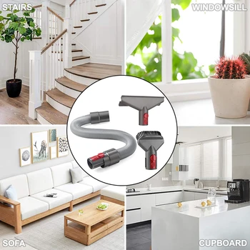 

Flexible Hose Vacuum Cleaner Parts Mattress Tool Stiff Brush V11 V10 V8 V7