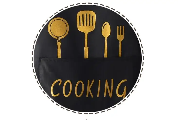 Home Kitchen Waterproof And Oilproof Cute Male And Female Work Cloth