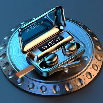 

Hifi In-Ear Sports Digital Display Earbud Stereo HD Talking Headphone 9D Ew F9-7 Bluetooth 5.0 Headset TWS Wireless Earphones