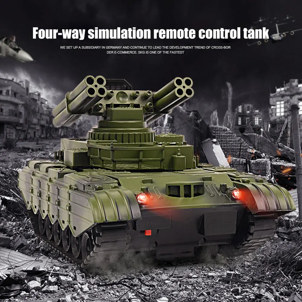 Радиоуправляемый танк зарядное устройство боевой Пуск вездеходный гусеничный