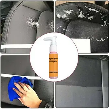 

Rush Sale! Car Leather Coating Paste Decontamination Cleaner Auto Leather Renovated Cleaner 30ML Wholesale Quick delivery CSV