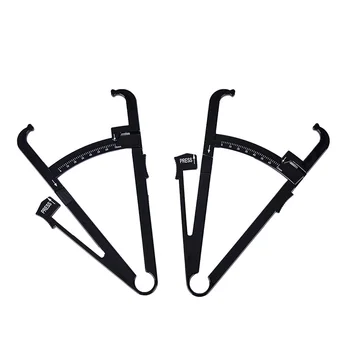 

1Pcs Black Body Fat Tester Analyzer Fat Measuring Clamp Sebum Fat Caliper Charts Skinfold Thickness Gauge Fitness lder
