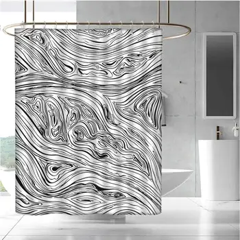 

Waterproof and Colorful Shower Curtain Polyester Shower Curtain Bath Shower