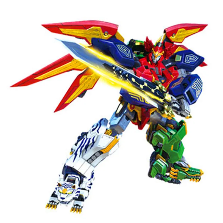 

Mythical Creatures Jingang Alloy Version of Toy Movie Collector's Edition Five in One Fit Deformation Robot 10-Inch