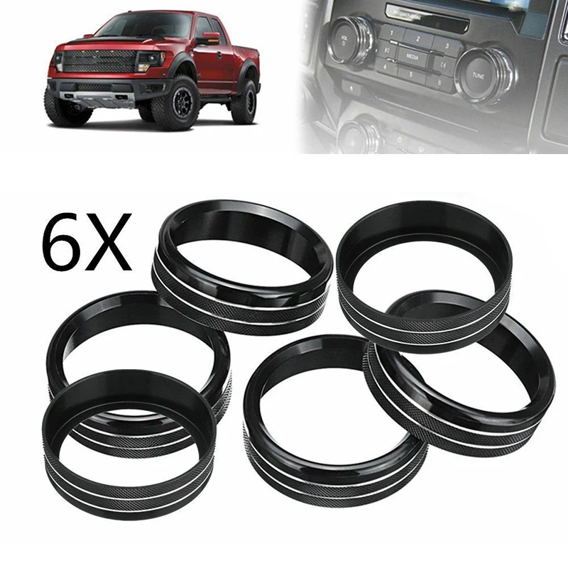 Для Ford F150- автомобильный Кондиционер и аудио переключатель ручка накладка черный