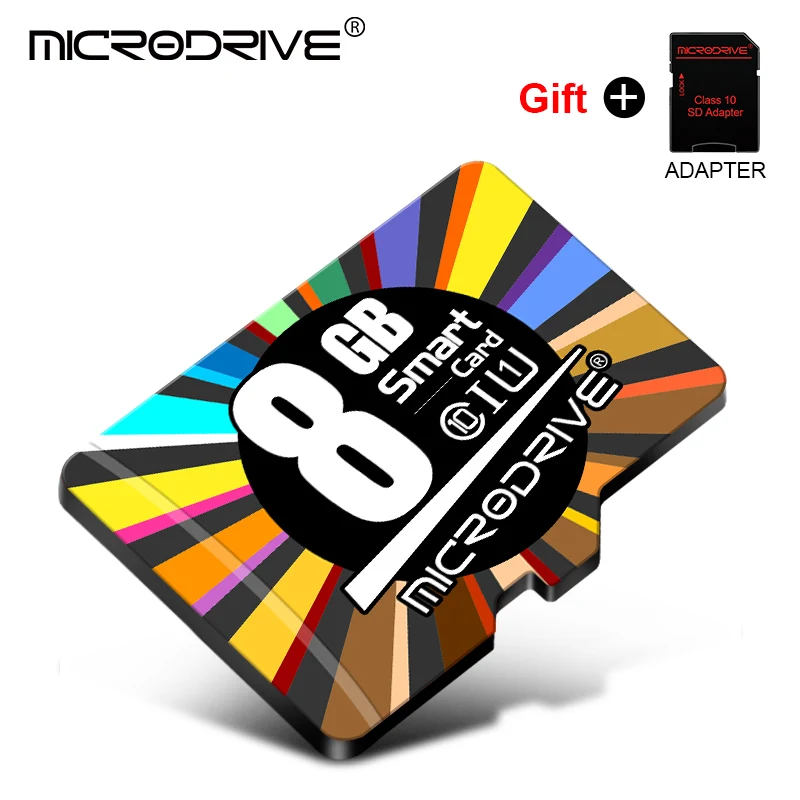8GB Class 10 Micro SD карта 32 Гб 64 Гб 128 Гб карта памяти 16 ГБ 8 ГБ 4 ГБ флэш-карты cartao de memoria tf карта Высокое качество microSD - Емкость: 8GB Class 10
