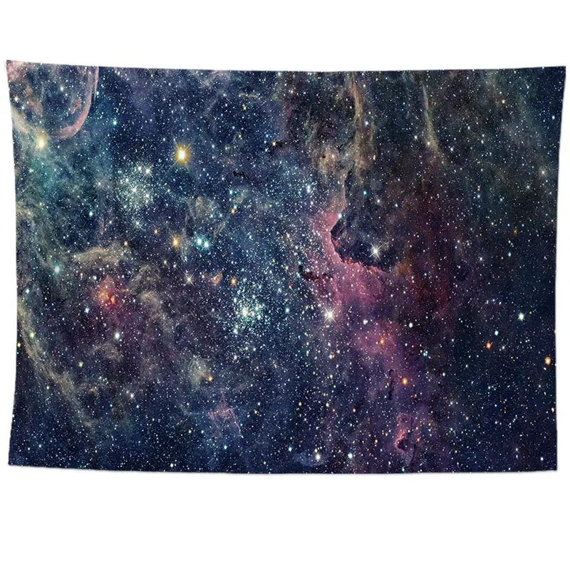 Galaxy психоделический гобелен, Настенное подвесное одеяло, декоративный настенный ковер для гостиной, на заказ
