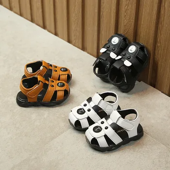 

Summer Baby Soft Bottom Non-slip Sandals Baby Boy Cartoon 0-2 Years Old Sandals Toddler Girl Sandals