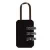 3 Digit Dial Code Number Password Combination Lock Padlock Small Portable Travel Luggage Zipper Bag Padlock Suitcase Bag Lock 2