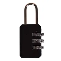 3 Digit Dial Code Number Password Combination Lock Padlock Small Portable Travel Luggage Zipper Bag Padlock Suitcase Bag Lock 2
