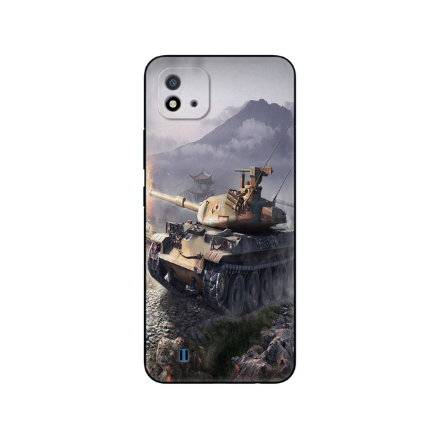 Realme C11 2021 2020 Case Soft Silicon Back Cover For OPPO RealmeC11 C 11 Phone Case RMX3231 RMX2185 6.5inch black tpu case