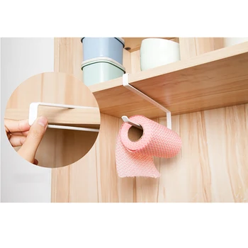 

Minimalist Iron Painting Hang Wall Kitchen Towel Rack Toilet Paper Rack Water-proof Holder 2020 New