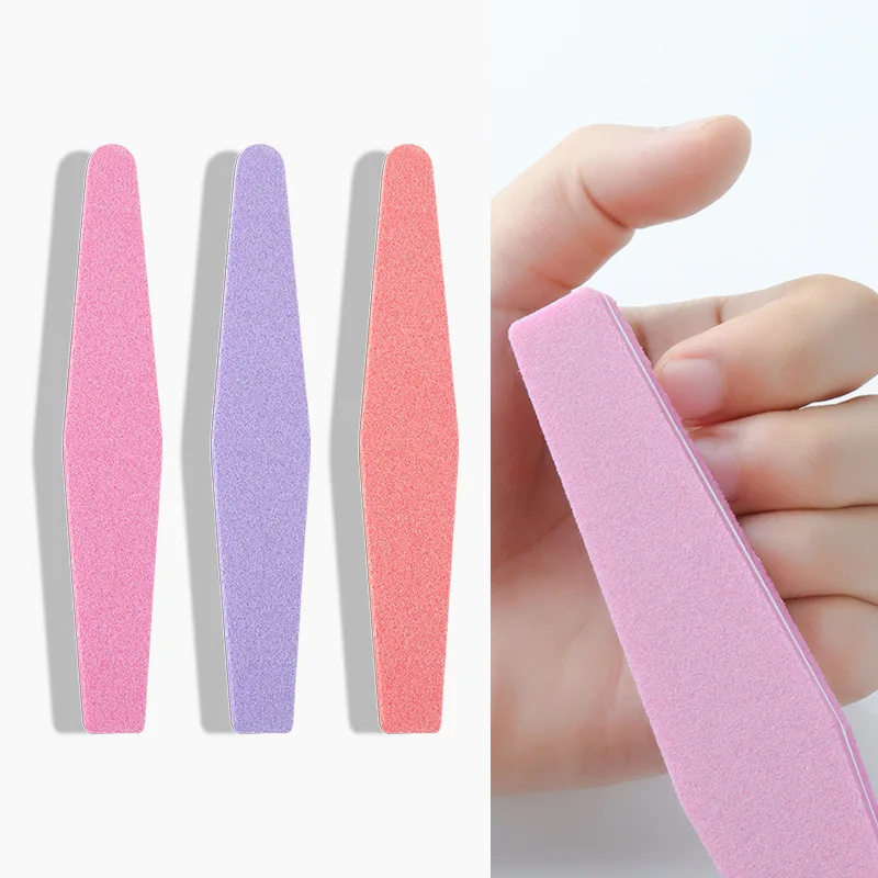 

1 Pc Sponge Rhombus Nail File Buffer Colorful Sanding Shaping Grinding Smoothing Padded File Professional Manicure Tool