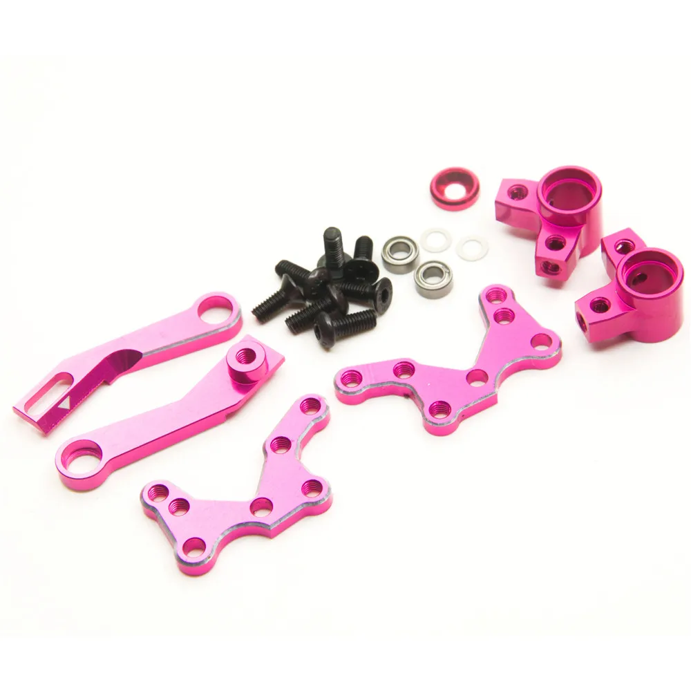 YEAHRUN 1 комплект Алюминиевая Регулируемая Рулевая Система для 1/10 RC Sakura D4 AWD Drift автомобилей