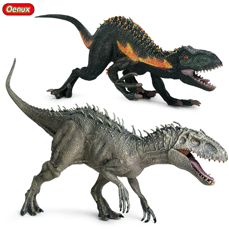 jouet pour enfant figurines en plastique Jurassic Indominus Rex à bouche ouverte BSTQC Jurassic Indominus Rex figurines danimaux sauvages en plastique 