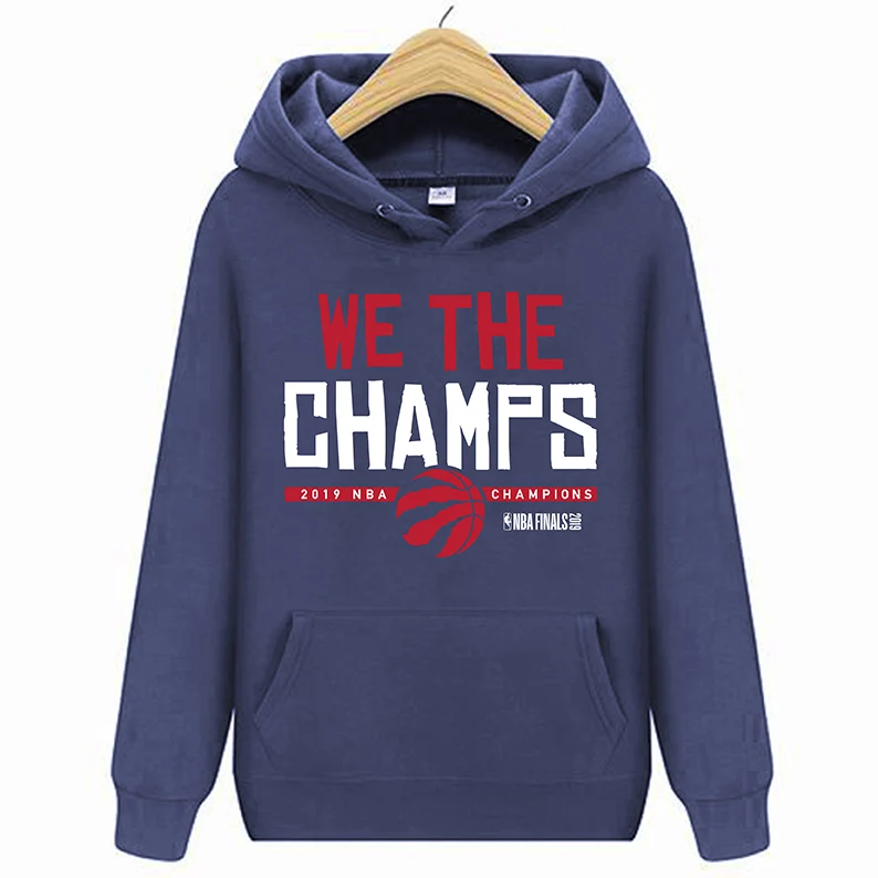 Тёмно-синий Toronto Final King толстовки для мужчин Raptors Final Hometown We The Champs толстовки - Цвет: Тёмно-синий