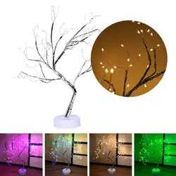 Новый Дерево ветка настольная лампа сенсорный выключатель Винтажный стиль свет для вечерние домашний декор "сделай сам"