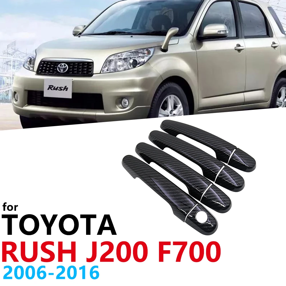 Carbon Fiber Car Door Handles Cover For Toyota Rush Daihatsu Terios Be Go Terios Eco Perodua Nautica 2004 2009 Car Accessories Car Stickers Aliexpress