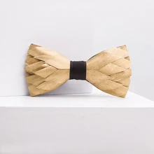 Новое поступление мужской галстук-бабочка женский золотой белый ручной работы перья ретро Англия многоуровневый жених Жених жениха свадьба