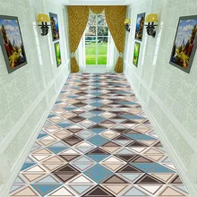 Европейский геометрический лестничный ковер, Длинные коврики для прихожей, отеля, дома, свадьбы, коридора/прохода, ковры, спальня, ванная комната, коврик, дорожки