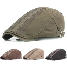 Мужская классическая Кепка полосатая хлопковая газетная Кепка уличная таксистка Гольф береты шляпа