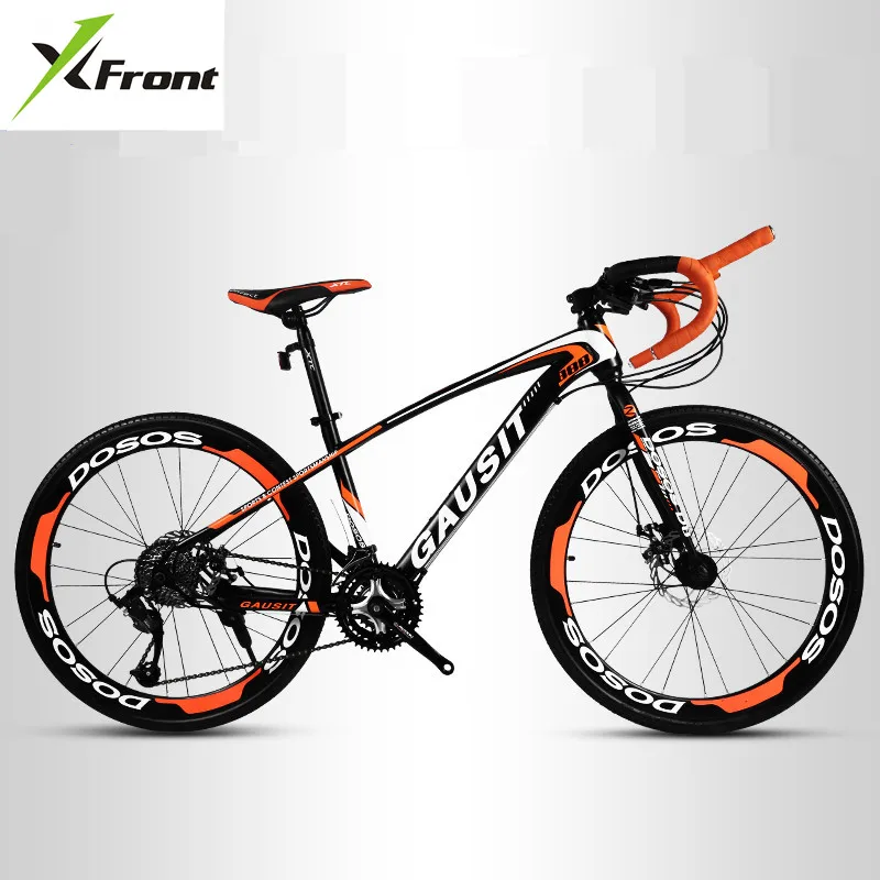 Best New Brand Road Bike Carbon Steel Frame Patent handlebar Cycling Racing Bicycle SHIMAN0 30 Speed Sports Disc Brake Bicicleta 1