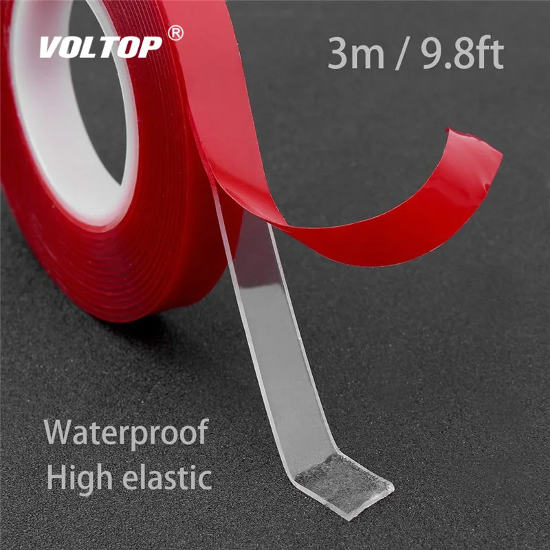 1cmX3m Strong Double-sided Tape Car Accessories Waterproof Ornament Decoration Self Adhesive Foam Tape Heat Resistant Acrylic 1cmX3m Strong Double-sided Tape Car Accessories Waterproof Ornament Decoration Self Adhesive Foam Tape Heat Resistant Acrylic