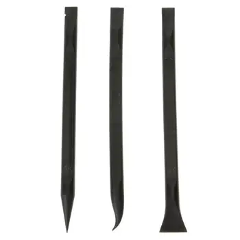 

VODOOL 3Pcs/Set Car Door Dashboard Panel Disassemble Remover Tool Metal Spudger Phone Pry Opening Repair Crowbar Hand Tool Set