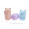 Silicone world 1PC Silicone Beauty Sponge Storage Box Egg Stand Makeup Powder Puff Drying Holder Mildew Proof Cosmetic Puff Case 4